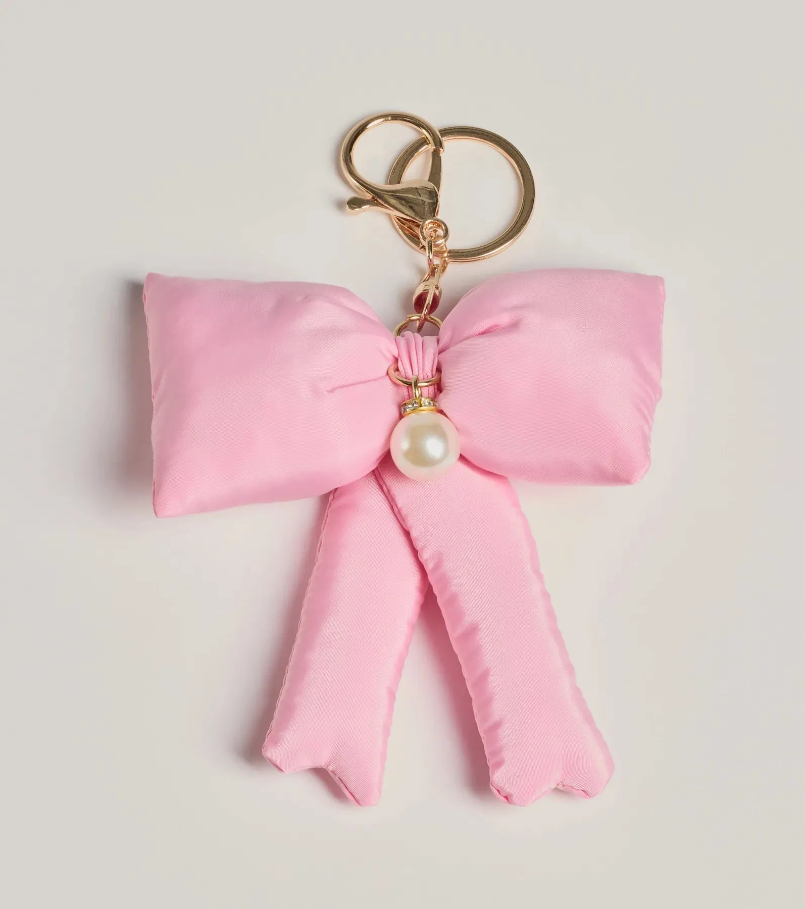 Cutest Detail Pearl Beaded Bow Keychain sold by Windsor