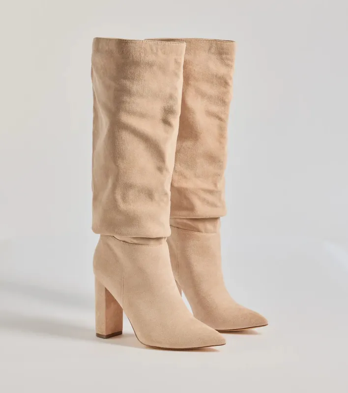 Chic Unleashed Under-The-Knee Scrunch Boots sold by Windsor