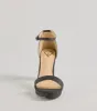 Sparkle And Glow Glitter Mesh Platform Heels sold by Windsor