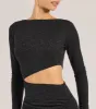 Brynn Long Sleeve Glitter Cutout Mermaid Dress sold by Windsor