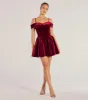 Andie Velvet Drop Waist Skater Dress sold by Windsor