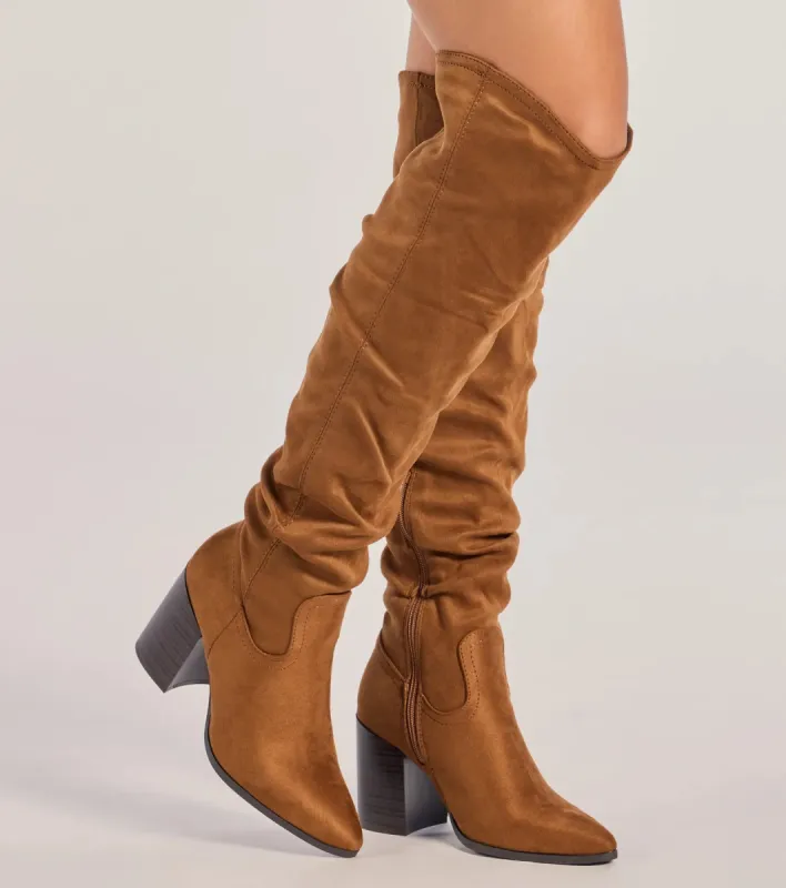 Fab Slouched Over-The-Knee Boots sold by Windsor