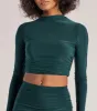 Bold Staple Long Sleeve Crop Top sold by Windsor