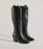 Western Sleek Knee-High Block Heel Boots sold by Windsor