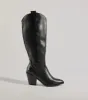 Western Sleek Knee-High Block Heel Boots sold by Windsor
