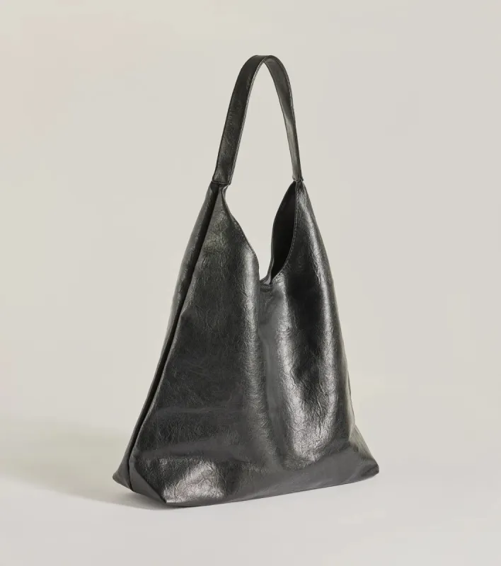 Iconic Moment Faux Leather Slouchy Shoulder Bag sold by Windsor