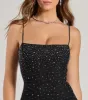 Noa Lace-Up Rhinestone Corset Mermaid Dress sold by Windsor