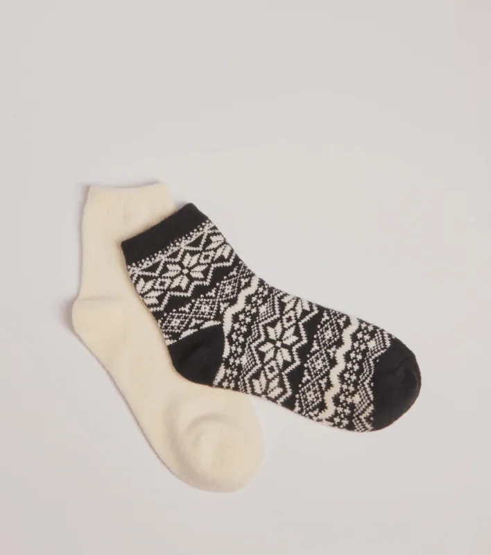 Cozy Fair Isle Two-Pack Socks sold by Windsor