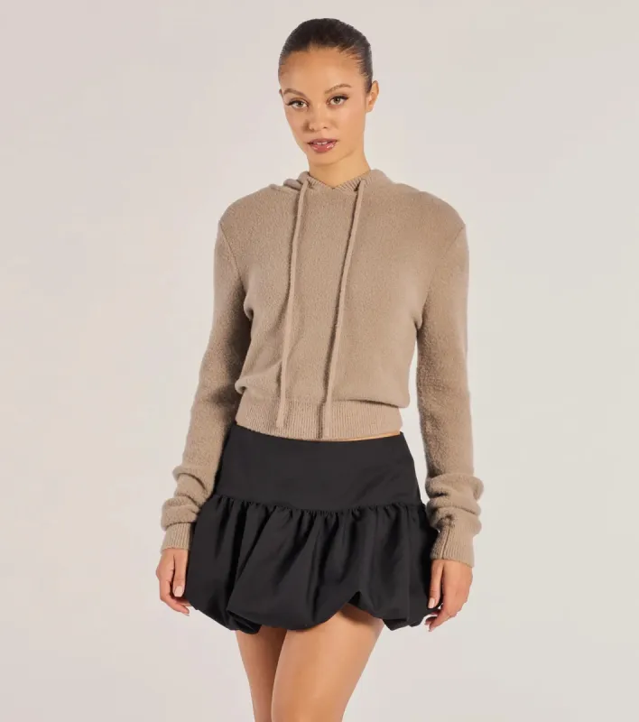 Stay Cozy Ribbed Knit Pullover Hoodie sold by Windsor