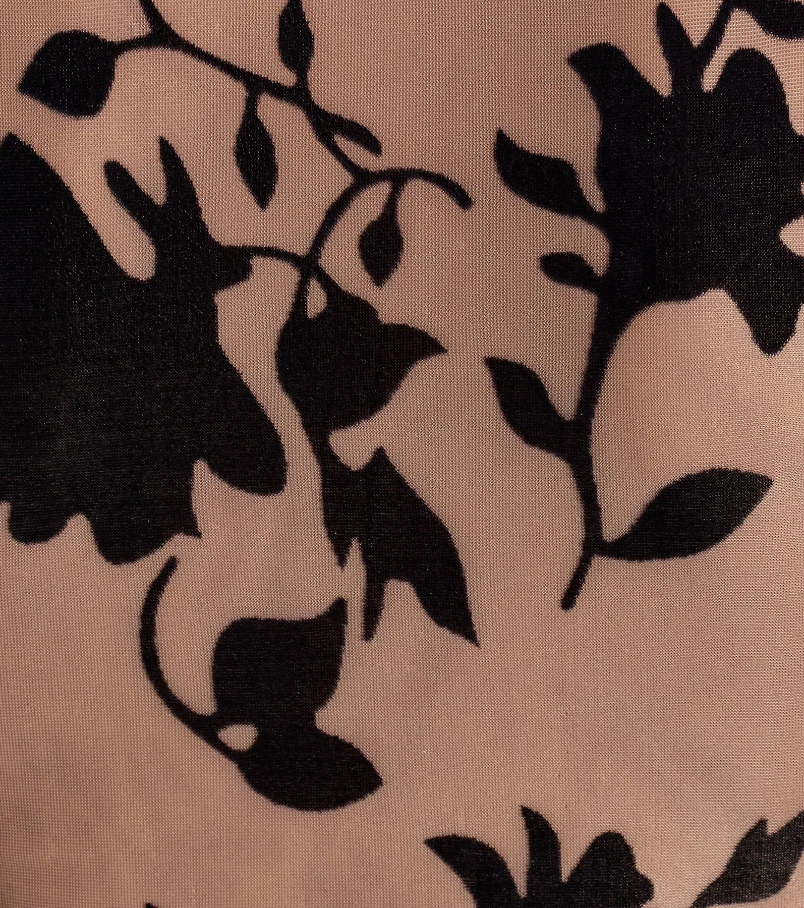 Charming Flocked Floral Mesh Long Sleeve Corset Top sold by Windsor product image thumbnail 4