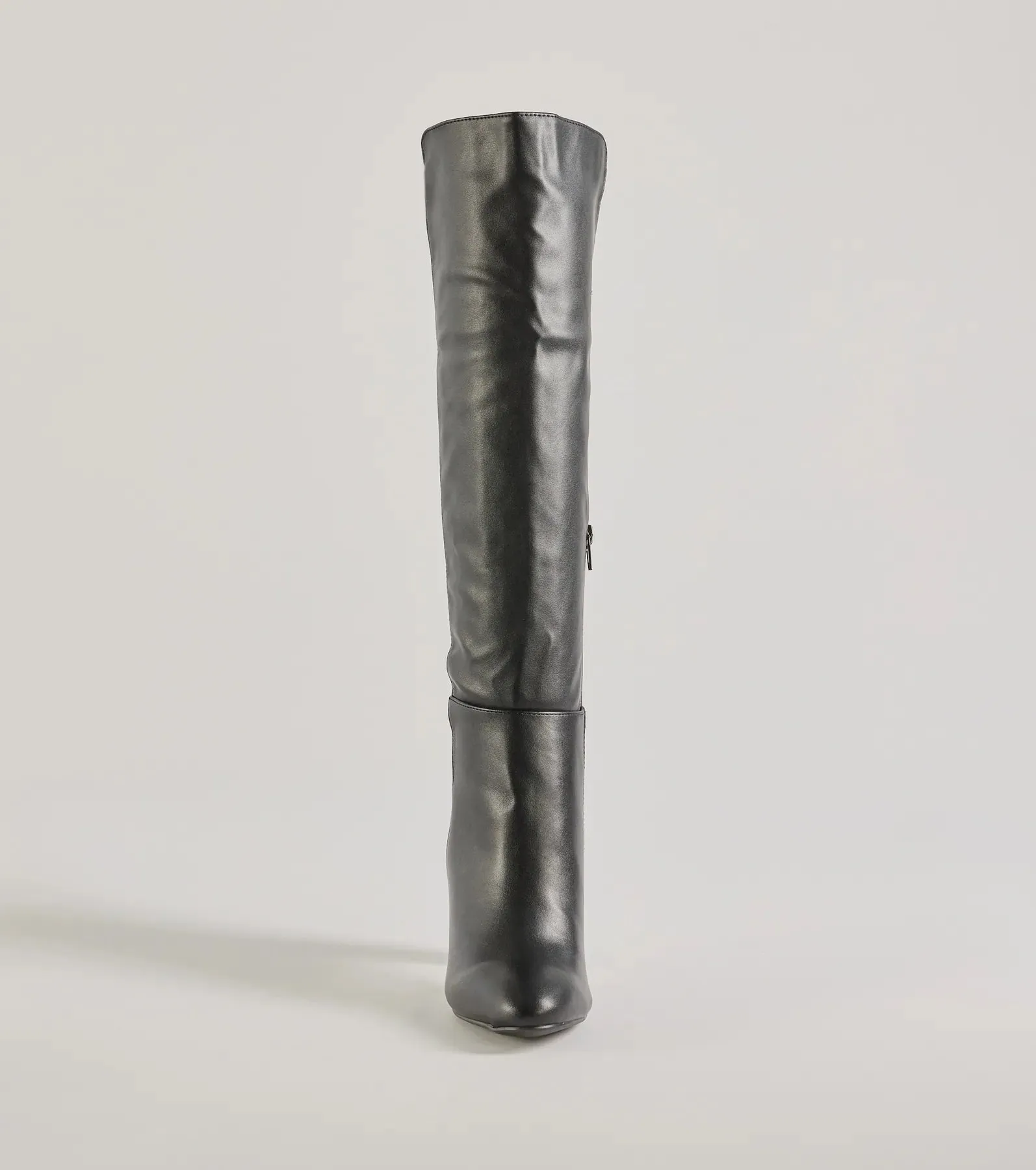 Looking Sleek Under-The-Knee Block Heel Boots sold by Windsor product image thumbnail 3