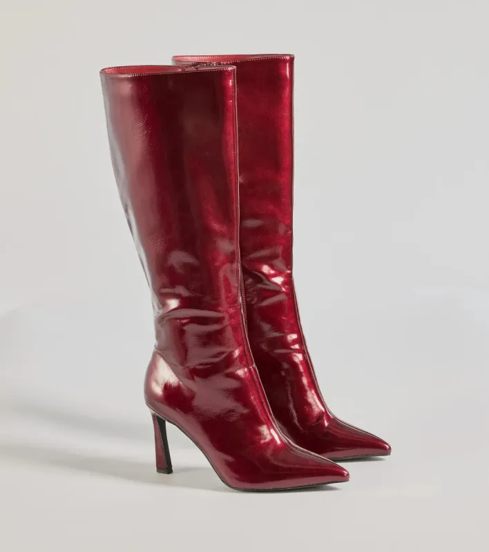 Elevated Glam Under-The-Knee Stiletto Boots sold by Windsor
