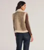 Luxe And Cozy Faux Sherpa Trim Oversized Vest sold by Windsor