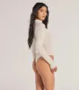 Winter Slay Turtleneck Long Sleeve Bodysuit sold by Windsor