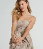 Weekend Getaway Tropical Print Flowy Maxi Dress sold by Windsor
