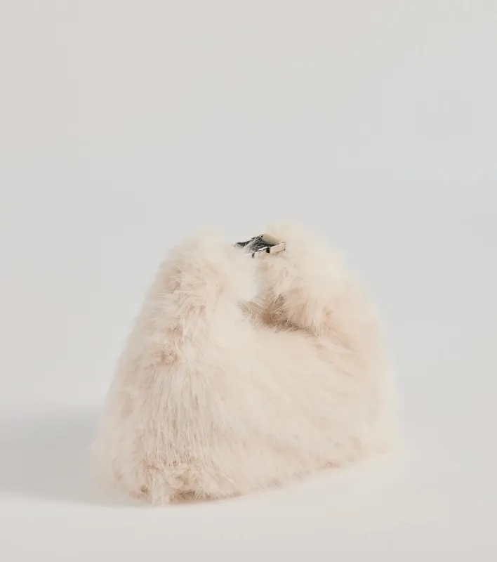 Glitzy Luxe Faux Fur Handbag sold by Windsor