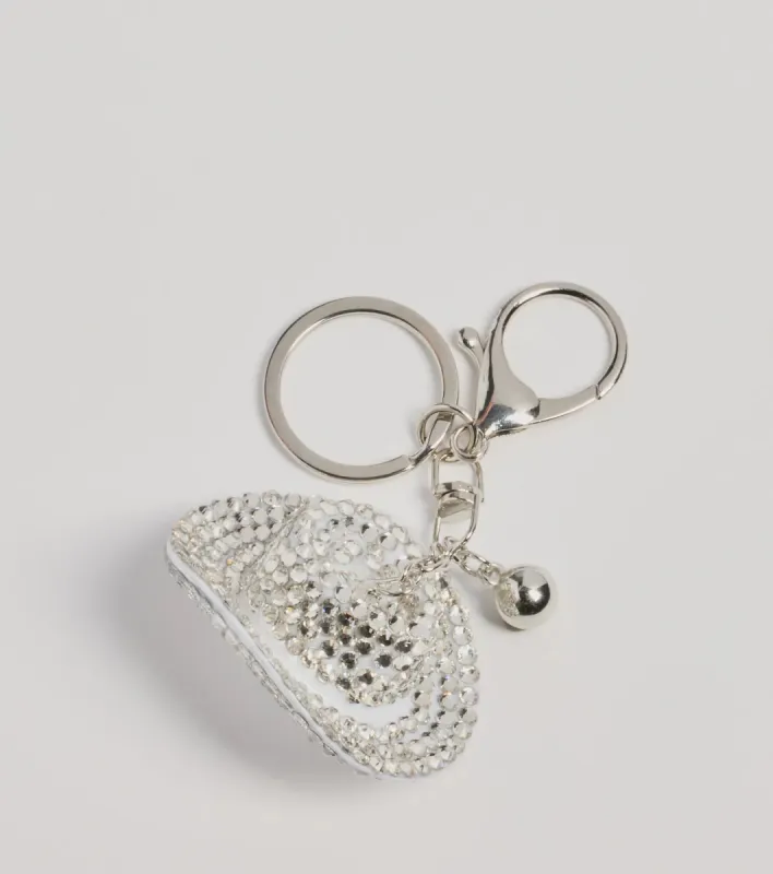 Giddy Up Rhinestone Cowboy Hat Bag Charm sold by Windsor