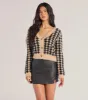 Glam It Up Faux Leather Skort sold by Windsor