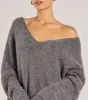 Effortless And Cozy Knit Long Sleeve Oversized Sweater sold by Windsor