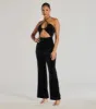 Here To Party Glitter Knit Cutout Jumpsuit sold by Windsor