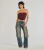 Chic Attitude Lace Trim Mesh Corset Top sold by Windsor