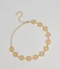 Boho Chic Textured Disc Chain Metal Belt sold by Windsor