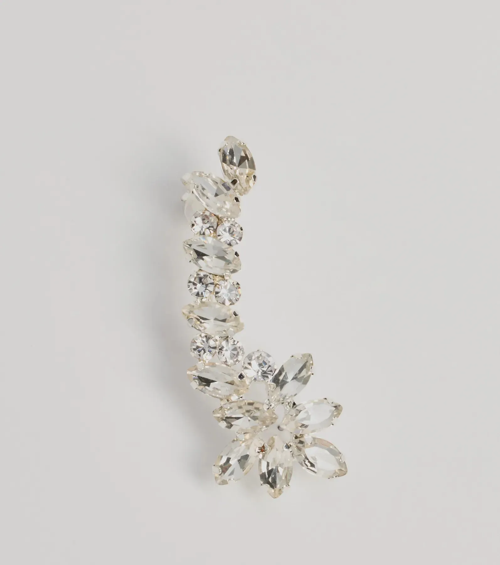 Luxe Feels Rhinestone Ear Crawler Earring sold by Windsor