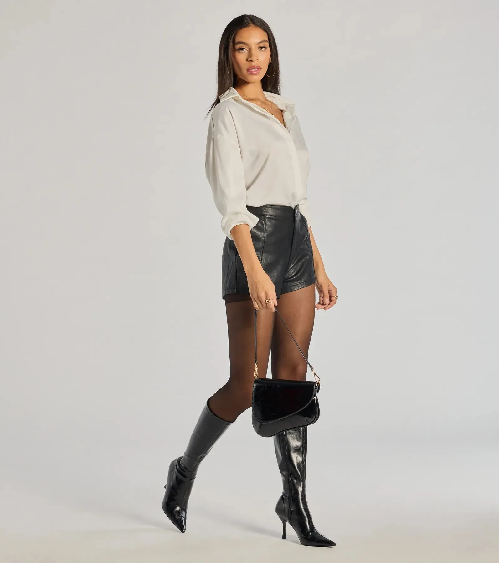 Luxe Impression Saddle Shoulder Bag sold by Windsor product image thumbnail 3