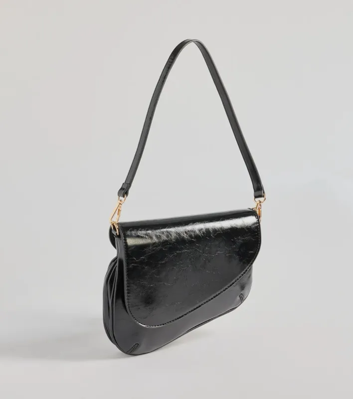 Luxe Impression Saddle Shoulder Bag sold by Windsor