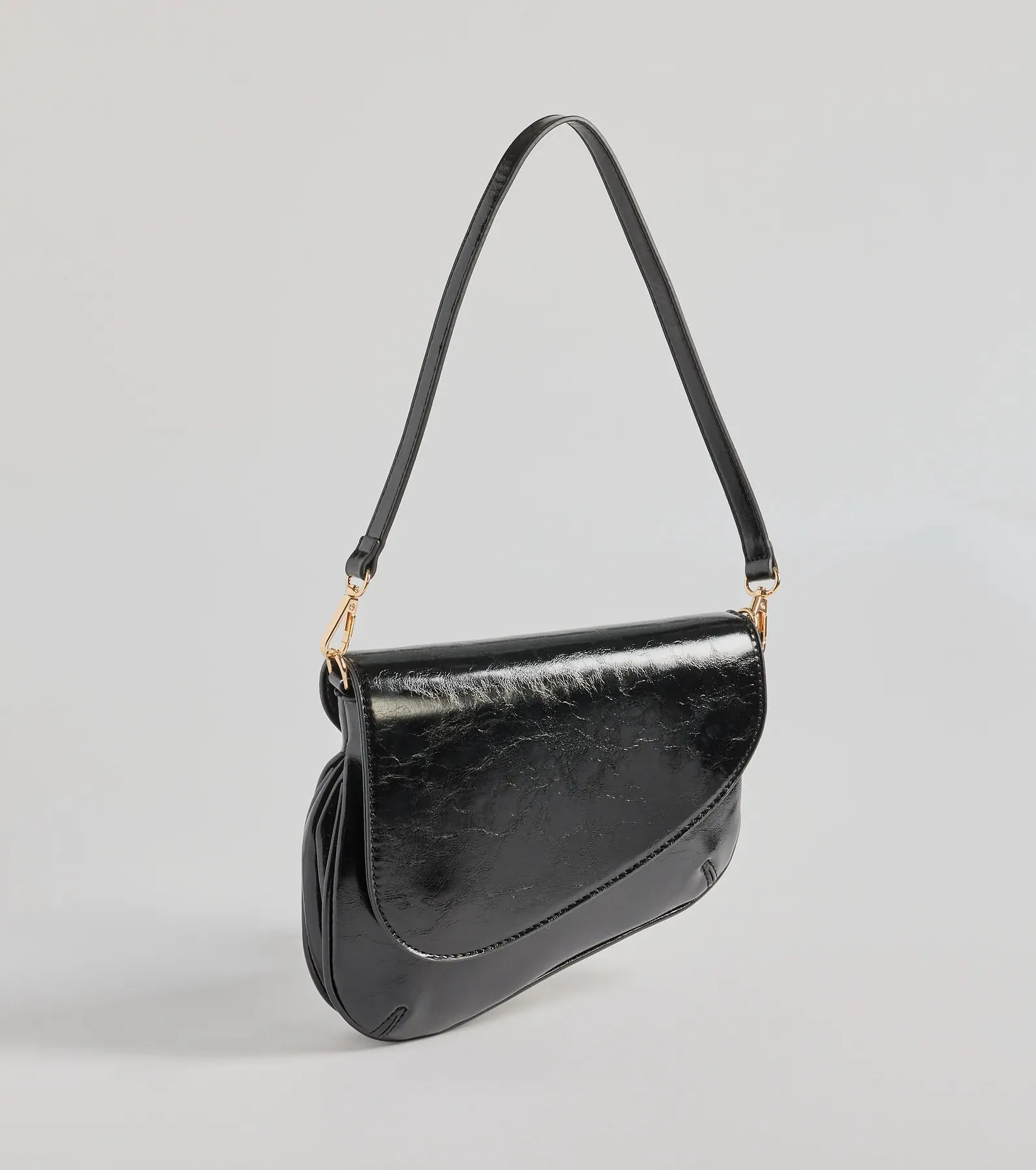Luxe Impression Saddle Shoulder Bag sold by Windsor
