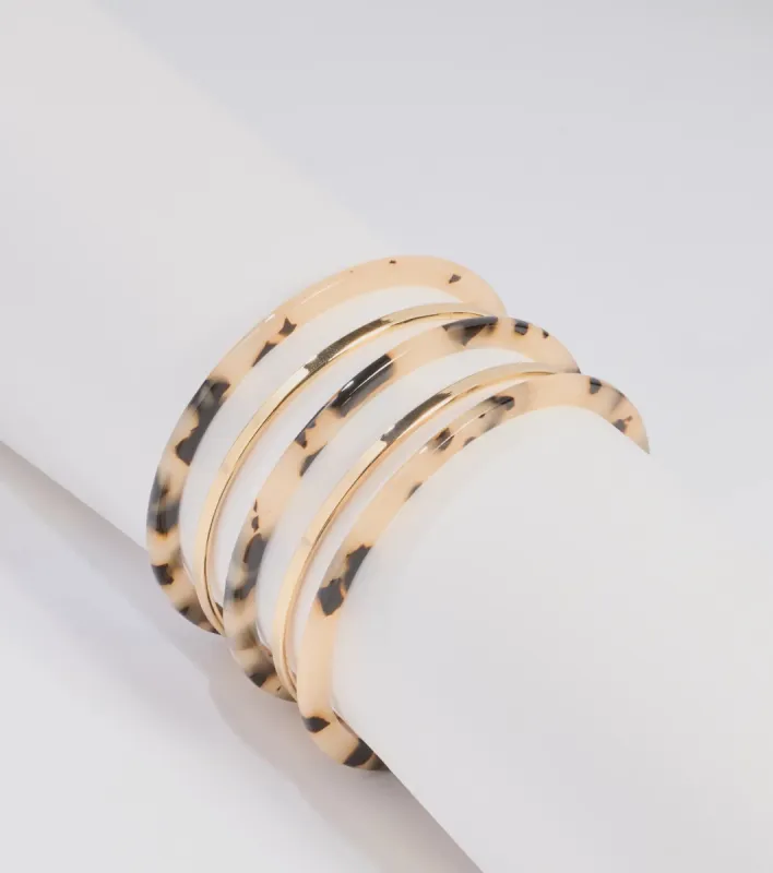 Leopard Print Multi Bracelet Pack sold by Windsor