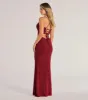 Rae Lace-Up Glitter Mermaid Dress sold by Windsor