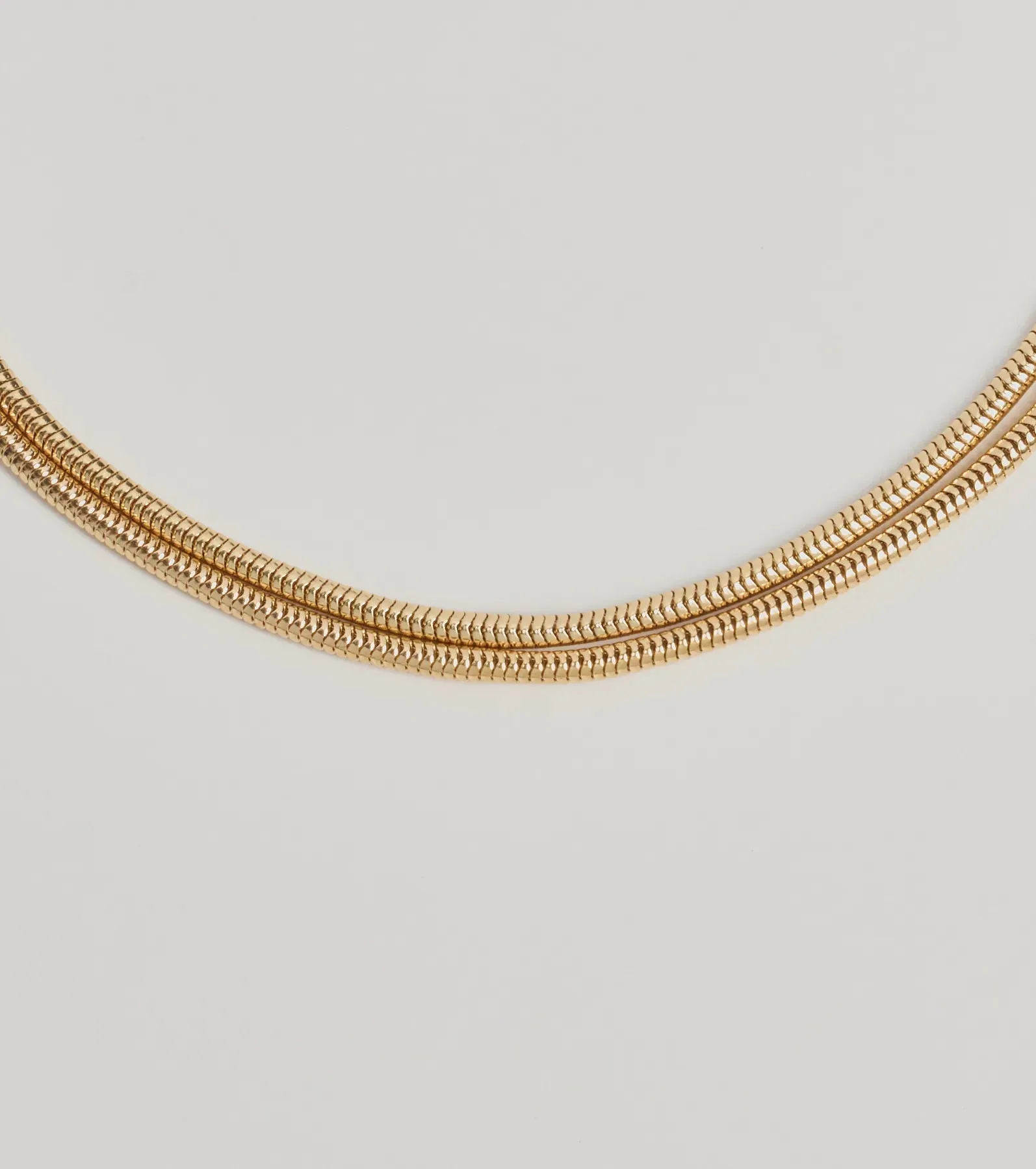 Sleek Layers Snake Chain Necklace sold by Windsor product image thumbnail 2