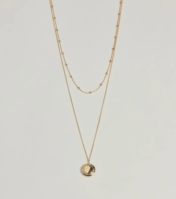 Forever Yours Layered Locket Necklace sold by Windsor