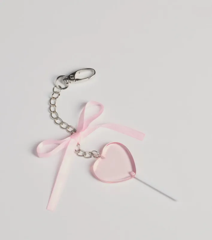Total Sweetie Heart Lollipop And Bow Bag Charm sold by Windsor