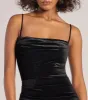 Enchanted Luxe Sleeveless Velvet Glitter Mini Dress sold by Windsor