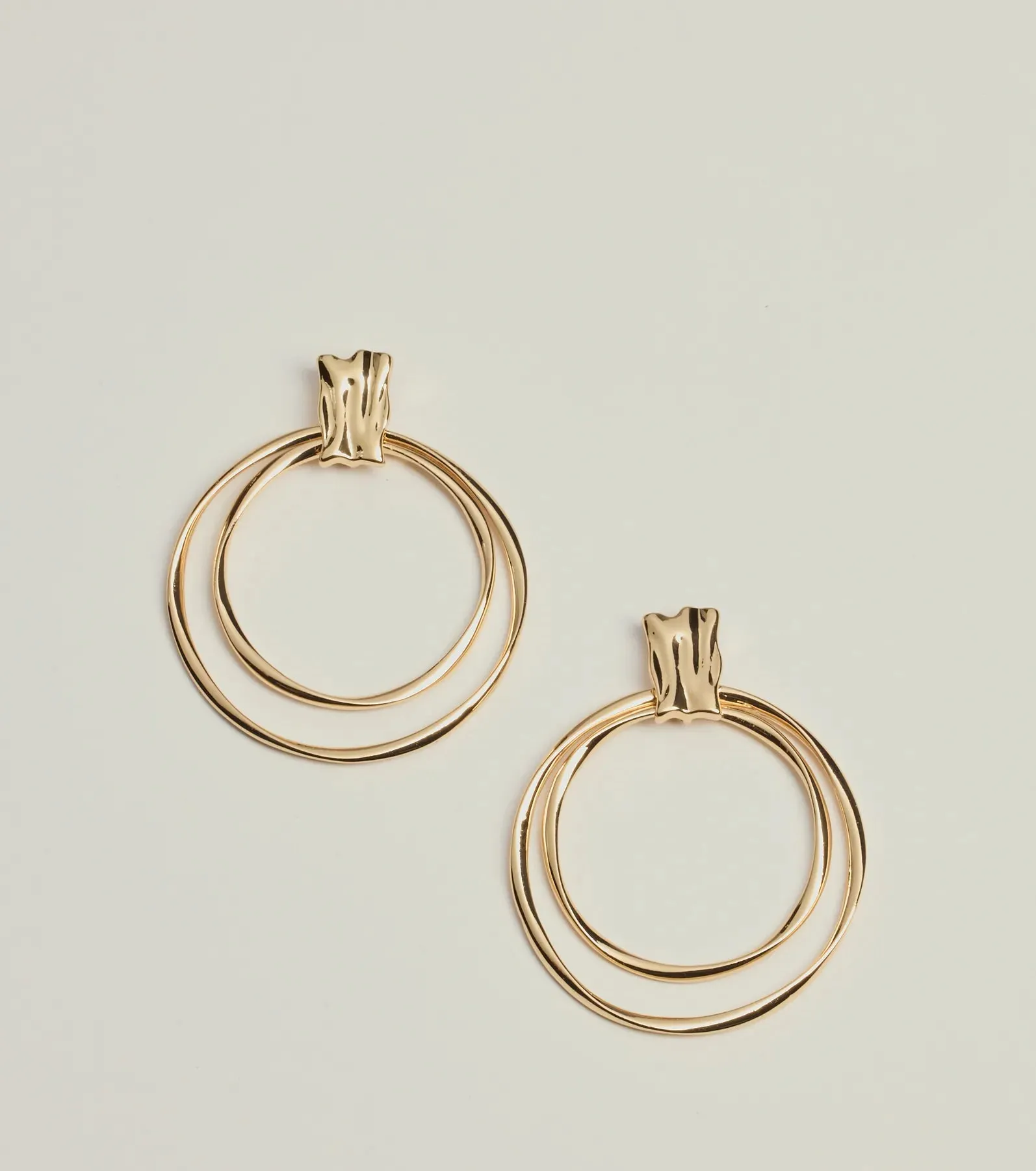 Sleek Shine Hoop Dangle Earrings sold by Windsor