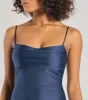 Sleek Sophistication A-Line Pleated Mini Dress sold by Windsor