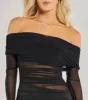Katana Off The Shoulder Long Sleeve Dress sold by Windsor