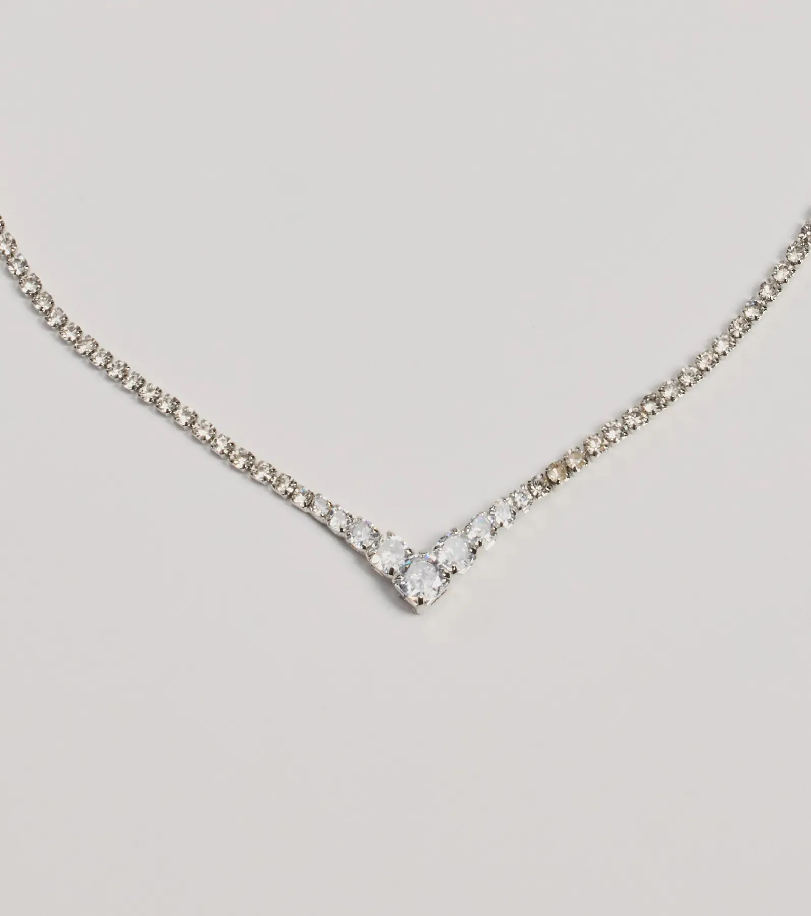 Gleam And Glow Rhinestone Necklace sold by Windsor product image thumbnail 2