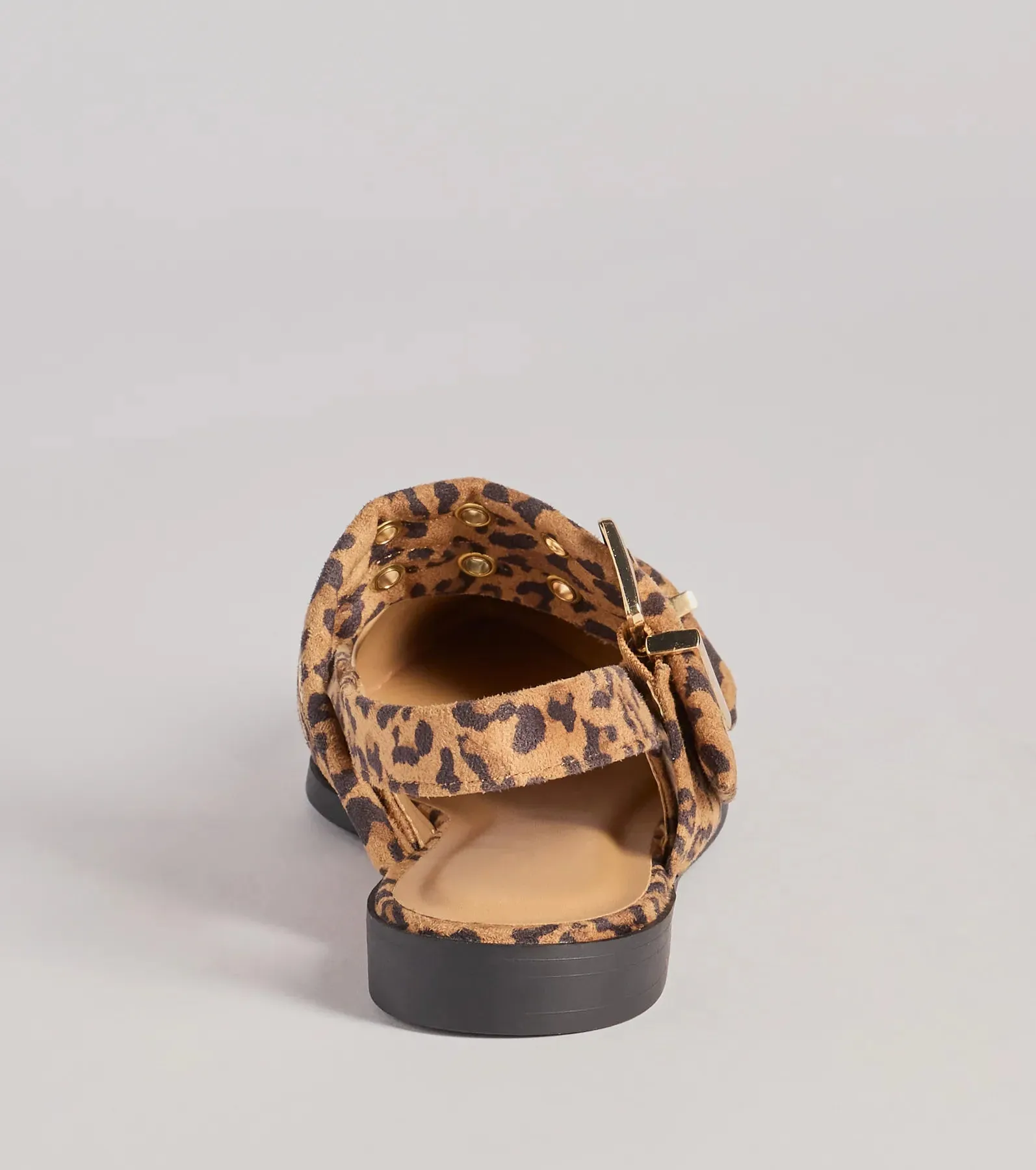 Sassy Stride Leopard Print Buckle Strap Flats sold by Windsor product image thumbnail 4