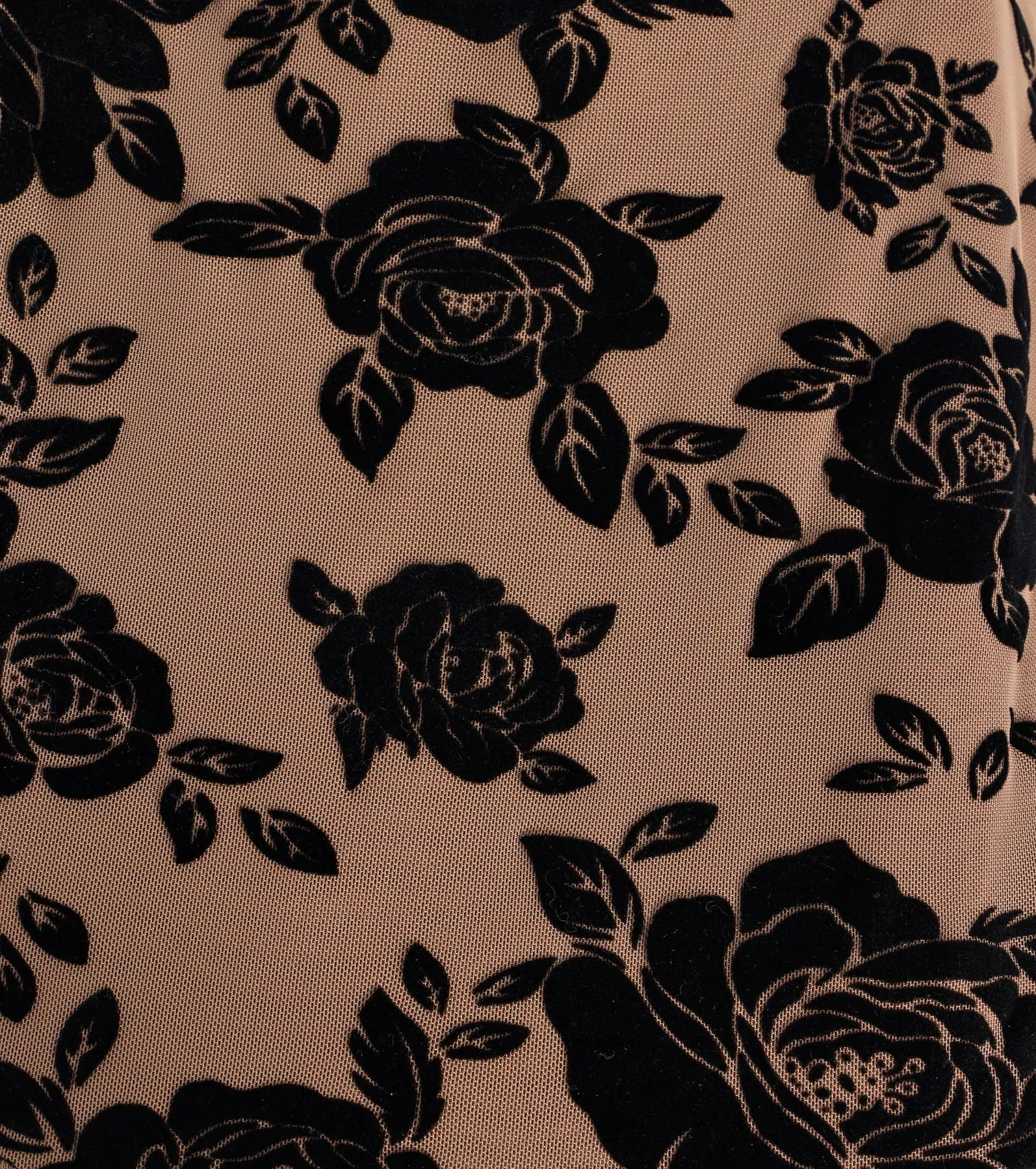 Adorable Floral Velvet Burnout Ruffled Skater Dress sold by Windsor product image thumbnail 4