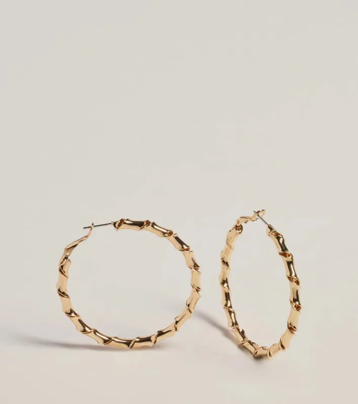 Trendy Twisted Coiled Hoop Earrings sold by Windsor