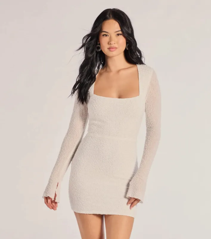 Breigh Beaded Lace-Up Mini Dress sold by Windsor