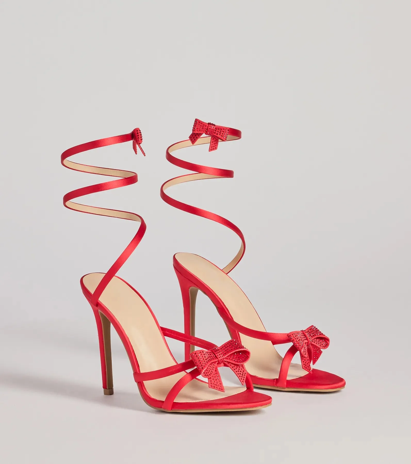 Chic Charm Bow Spiral Stiletto Heels sold by Windsor product image thumbnail 5