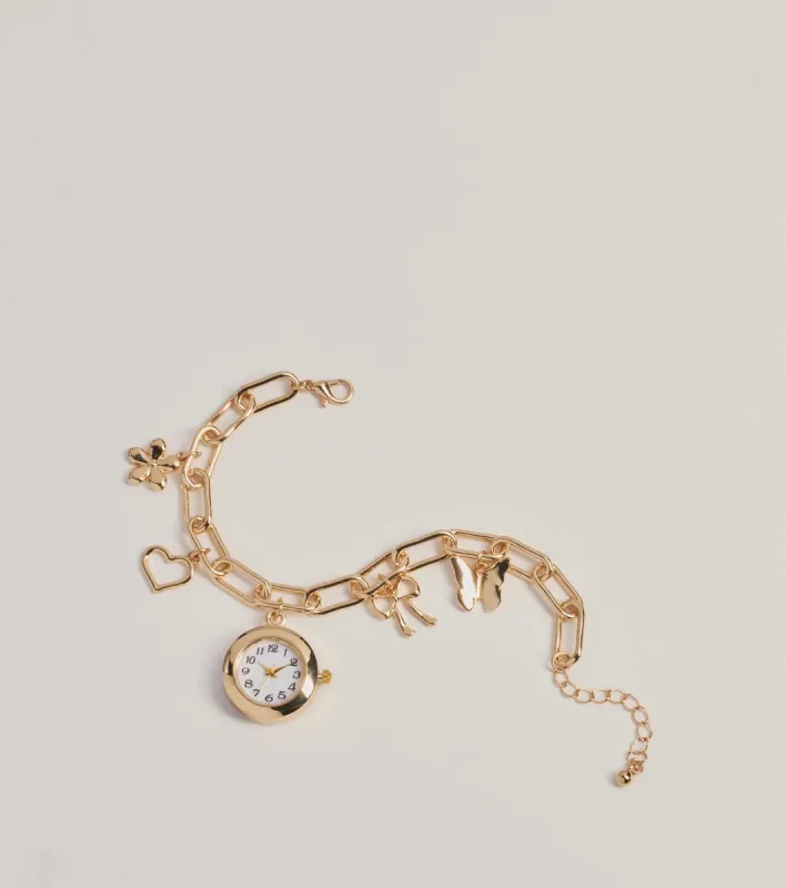 So Glam Chain Link Charm Bracelet sold by Windsor