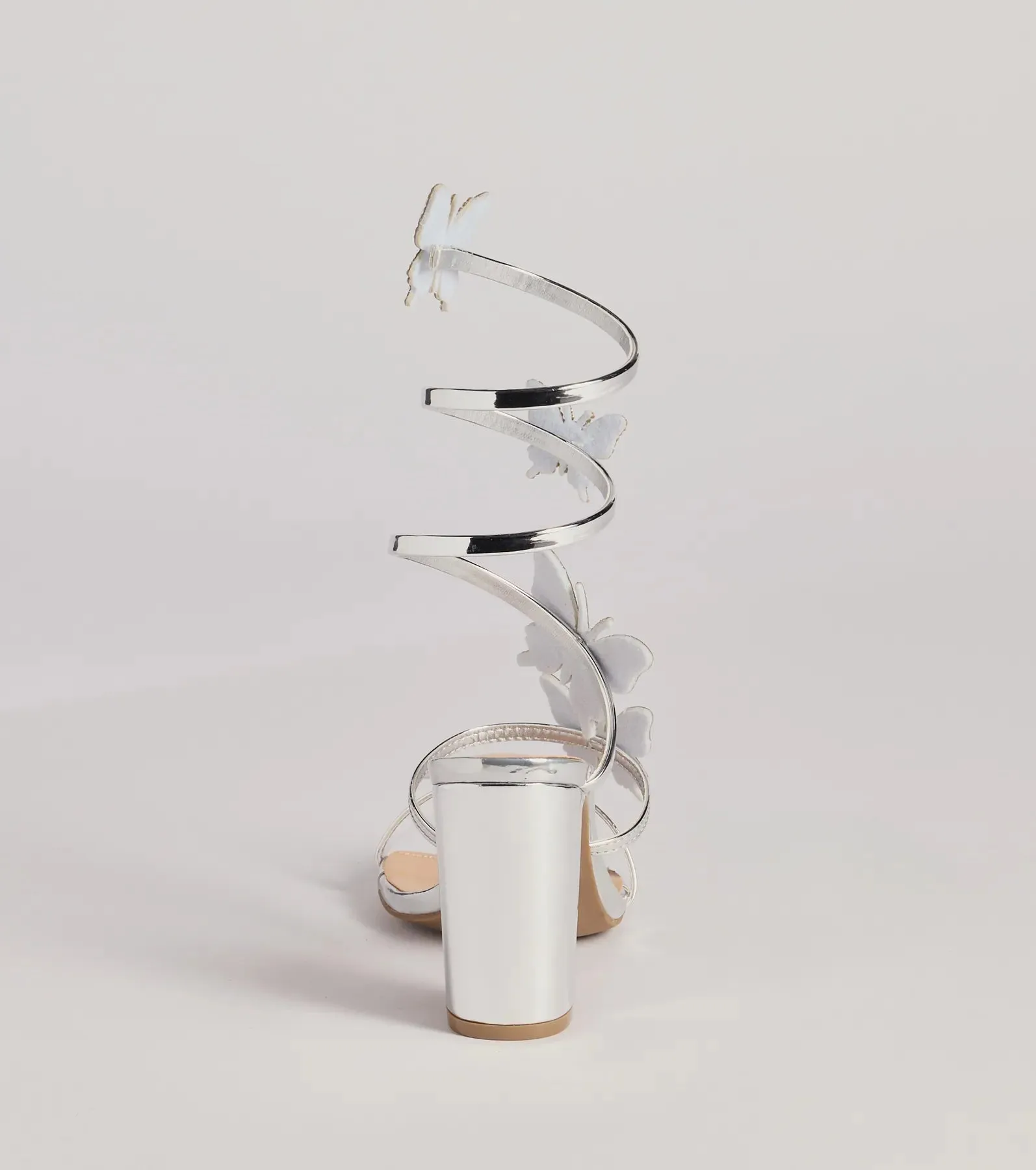 Flutter And Shine Spiral Block Heels sold by Windsor product image thumbnail 4