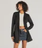 On The Move Faux Suede Long Blazer sold by Windsor