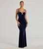 Jayne Velvet Lace-Up Mermaid Corset Dress sold by Windsor