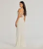 Danni Lace-Up Beaded Lace Mermaid Dress sold by Windsor
